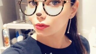 Sasha Hevyn busty young lady removes her panties