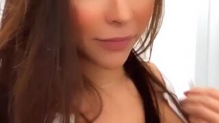 Bella Moreira fucks herself with different sized dicks