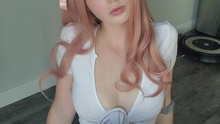 Tessa Winters playful flirt dancing striptease