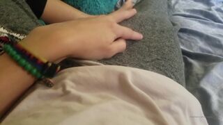 Jojo Hunt a cool lady is dancing a striptease slowly