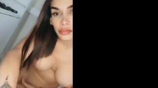 yourtsashley69 busty slut fucks her cunt with a sex toy