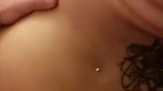 dominiquebarbi hot chick caresses big ass