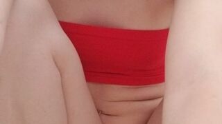 Izzy Wilde  busty harlot fingering pussy