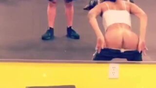 Kendall Vuitton   lustful babe caresses shaved pussy