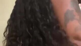 Cherokee D Ass cute blondie exposes big tits