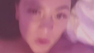 Busty Klara solo masturbation ending with cumshots