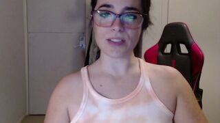 melaniebiche appetizing mare jerking her pussy with a phallus