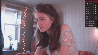 minty_mind skinny nipple pulls pussy with fingers