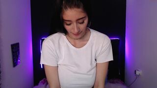 katestone_ cute brunette fucked cunt with phallus