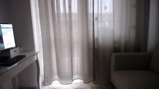 haileygrx chick fucks herself with a big rubber dildo