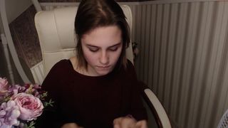 coyeva big boobed slut jerking her pussy with a phallus