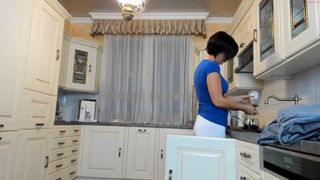 tunderose busty slut strips on camera