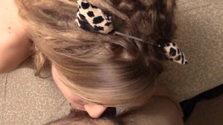 Chezza Luna beauty in glasses gets fucked in the ass