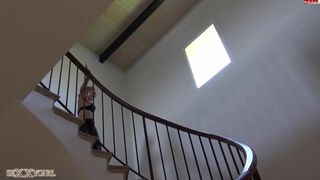 SeXXygirl MyDirtyHobby busty slut caresses shaved cunt