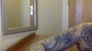 snowbunny cute lady gently massages pussy