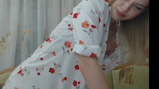 qeensgambit naughty  girl  strips down to her underwear