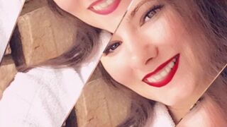 brookesawyer busty blonde is sucking a pussy