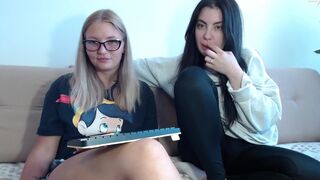 emievalilybtrfly busty mare caresses pussy