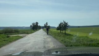 katy hartlova redhead babe caresses natural tits