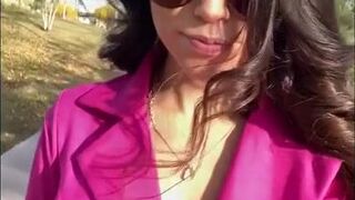 Violet Summers  recording  private e with blonde