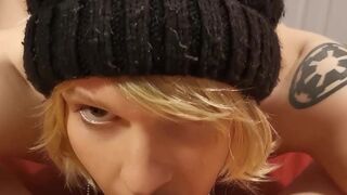 RosieKawaii Chick in stockings Nastya caresses pussy lips