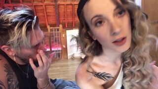 Jade vow OnlyFans cool skinny rubs her lips sex