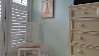 akadanidaniels in just one bra found her long friend and immediately decided to use it.