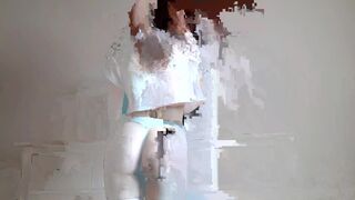 Love Lilah TG mature blonde masturbating vagina