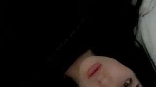 Mistress Karina slim blonde beauty poses in underwear