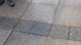 Mistress Karina cute slut jumps on a dildo