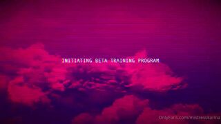 Mistress Karina attractive lady relish fucks vagina with a sex toy