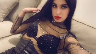 Mistress Karina shrewd bitch licks anus girlfriend