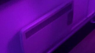 Mistress Karina caresses pussy through panties