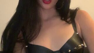 Mistress Karina gorgeous bitch chatting in fries