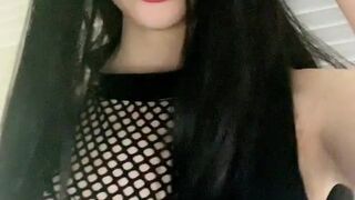 Mistress Karina cute babe masturbating pussy sex toys