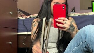 Megan Inky aka inky real erotic dance and a good suction dildos from a blonde female