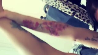 Megan Inky aka inky real charming finger jerking off