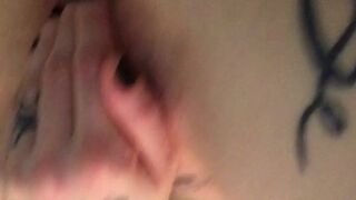 Megan Inky aka inky real playing with her ass and pussy