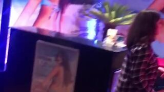 Megan Inky aka inky real gorgeous beast caresses the vagina with fingers