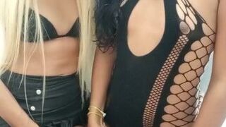 Lara Gabi aka gabrielalara fat chick fucks cunt with phallus