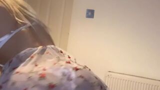 Lara Gabi aka gabrielalara nude blonde effectively moves