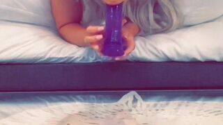 Ashley Danielle young slut fucks phallus cunt