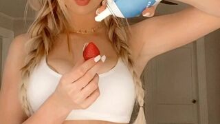 Ashley Danielle ardent babe jerks off in  private e