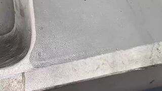 Anastasia Penny skinny bitch jerks pussy with dildo