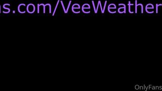 Violet Weatherbee perfect slut caresses beautiful boobs