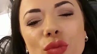 Shalina Devine chubby bitch spreading lips sex and introduced the cap to sex toy