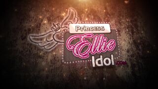 Ellie Idol busty babe caresses nipples