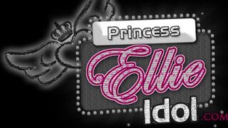 Ellie Idol mysterious goddess gently caresses her ass with her fingers