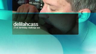 Delilah Cass busty girl fingering her pussy with a vibrator