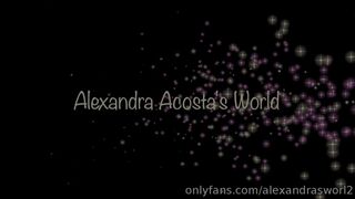 Alexandra Acosta exquisite body gently pulls pussy